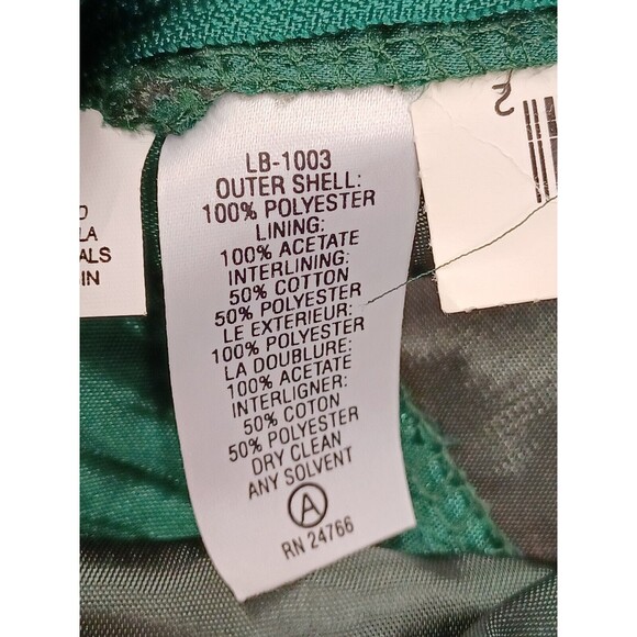 Alfred Angelo Ballgown Formal Green Dress Spaghetti Strap Halter Neck Sz 7/8 - Picture 12 of 12